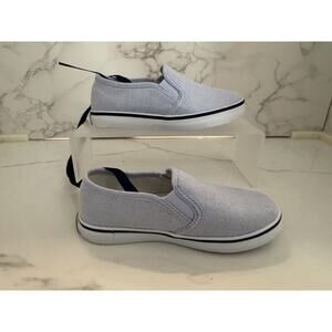 Janie and Jack Toddler Size 9 Denim Blue Slip On, Unisex Pre-owned Excellent